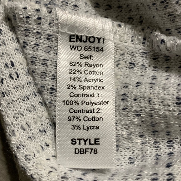 Michael Stars Textured Sweater - Cream/Grey - Medium - Picture 4 of 4